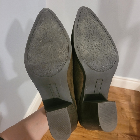 Esprit Green Suede Boots - Picture 6 of 7